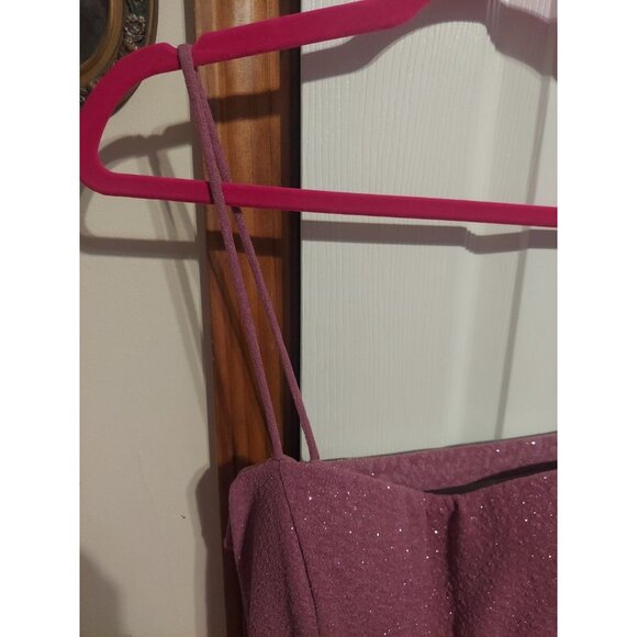 Windsor Sparkly Purple Short Dress Size Large Spaghetti Straps Homecoming Dress - Picture 6 of 10
